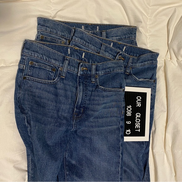 MADEWELL Denim. Classic straight Jeans in Coldbrook wash. 26 Tall - Picture 7 of 8